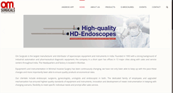 Desktop Screenshot of omsurgicals.com