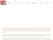 Tablet Screenshot of omsurgicals.com